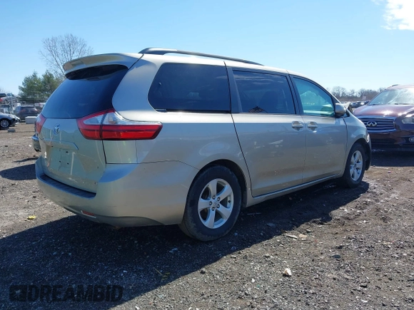 2015 Toyota Sienna LE AAS with VIN 5TDKK3DC4FS581257, listed as a IAAI auction lot 41814786 with 468,177 mi miles and . Bid and sale history available at DreamBid. Image 4.