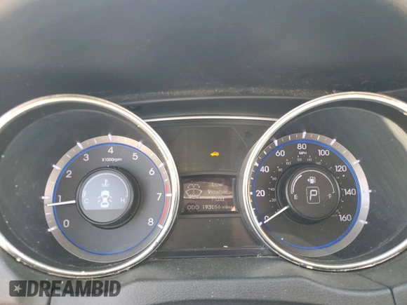 2011 Hyundai Sonata SE with VIN 5NPEC4ABXBH231627, listed as a Copart auction lot 54862885 with 193,056 mi miles and Clean Title. Bid and sale history available at carsss.com. Image 9.