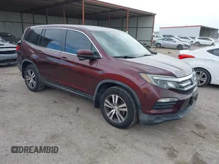 2016 Honda Pilot EX-L with VIN 5FNYF5H58GB026209, listed as a IAAI auction lot 41333088 with 129,484 mi miles and . Bid and sale history available at carsss.com. Image 1.