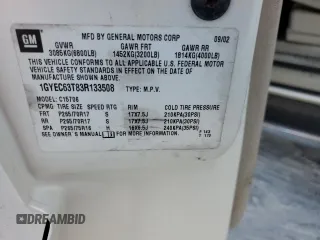 2003 Cadillac Escalade z VIN 1GYEC63T83R133508, wystawiony jako Copart lot #80091524 z przebiegiem Nie podano mil oraz Szkoda całkowita • Salvage title. Historia ofert i sprzedaży dostępna na DreamBid. Obrazek 13.