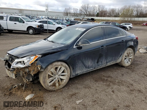 2016 Buick Regal Premium II with VIN 2G4GS5GX7G9202239, listed as a Copart auction lot 50514035 with 206,640 mi miles and Clean Title. Bid and sale history available at DreamBid. Image 1.
