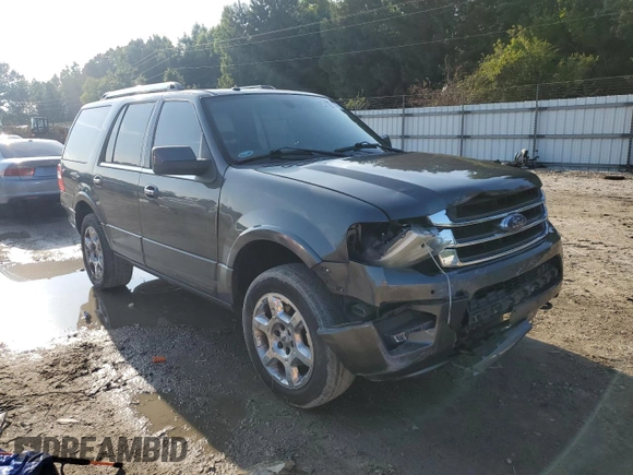 2015 Ford Expedition Limited with VIN 1FMJU2AT1FEF12516, listed as a Copart auction lot 60999455 with 166,243 mi miles and Salvage title. Bid and sale history available at DreamBid. Image 4.