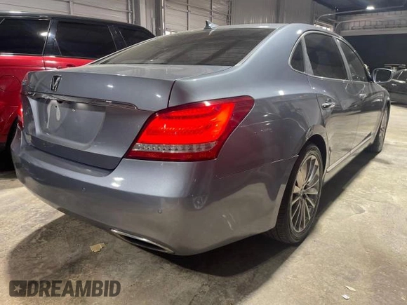 2014 Hyundai Equus Ultimate z VIN KMHGH4JH1EU084232, wystawiony jako Copart lot #48601185 z przebiegiem 145 219 mil mil oraz Szkoda całkowita • Salvage title. Historia ofert i sprzedaży dostępna na DreamBid. Obrazek 4.