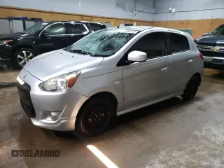 2014 Mitsubishi Mirage DE z VIN ML32A3HJ2EH024588, wystawiony jako Copart lot #55888545 z przebiegiem 81 116 mil mil oraz Czysty tytuł • Clean title. Historia ofert i sprzedaży dostępna na DreamBid. Obrazek 1.