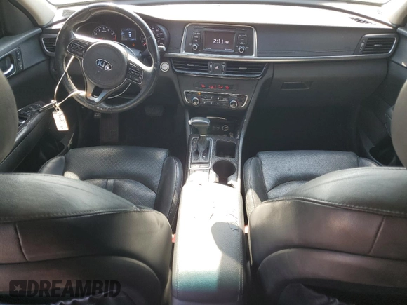 2016 Kia Optima EX with VIN 5XXGU4L38GG043445, listed as a Copart auction lot 47793705 with 128,047 mi miles and Salvage title. Bid and sale history available at DreamBid. Image 8.