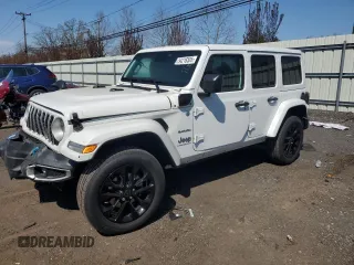 2024 Jeep Wrangler Sahara с VIN 1C4RJXP61RW168232, выставлен на аукционе Copart как лот 54216505 с пробегом 23 741 миль миль и Списание • Salvage title. История ставок и продаж доступна на DreamBid. Изображение 1.