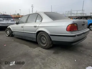 1995 BMW 7 Series 740i with VIN WBAGF6324SDH08566, listed as a Copart auction lot 86074374 with 0 mi miles and Clean Title. Bid and sale history available at carsss.com. Image 2.