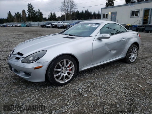 2006 Mercedes-Benz SLK 350 with VIN WDBWK56FX6F101094, listed as a Copart auction lot 47838895 with 102,273 mi miles and Salvage title. Bid and sale history available at DreamBid. Image 1.