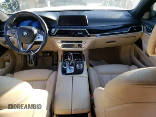 2018 BMW 7 Series 750i xDrive with VIN WBA7F2C56JB238485, listed as a Copart auction lot 75244433 with 35,702 mi miles. Bid and sale history available at carsss.com. Image 8.
