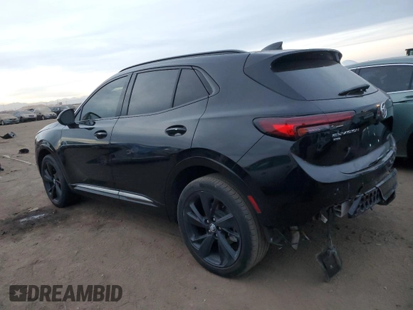 2022 Buick Envision Essence with VIN LRBFZPR41ND042688, listed as a Copart auction lot 84533094 with 34,088 mi miles and Salvage Title. Bid and sale history available at carsss.com. Image 2.