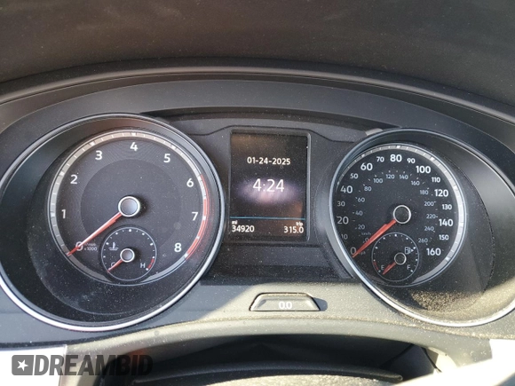 2021 Volkswagen Atlas SE with VIN 1V2RE2CA8MC226055, listed as a Copart auction lot 42681735 with 34,920 mi miles and Salvage title. Bid and sale history available at DreamBid. Image 9.