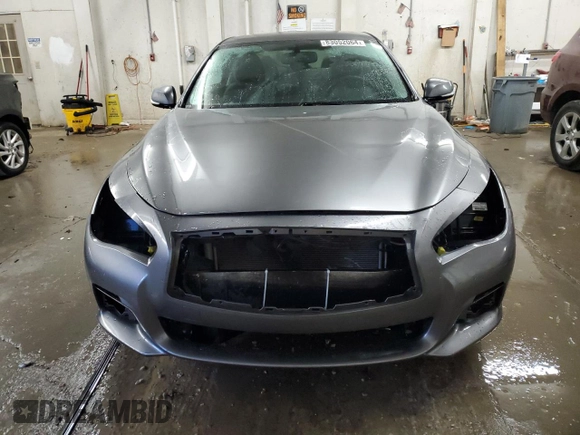 2015 Infiniti Q50 Premium with VIN JN1BV7AP8FM337048, listed as a Copart auction lot 83052064 with 128,640 mi miles and Salvage Title. Bid and sale history available at carsss.com. Image 5.