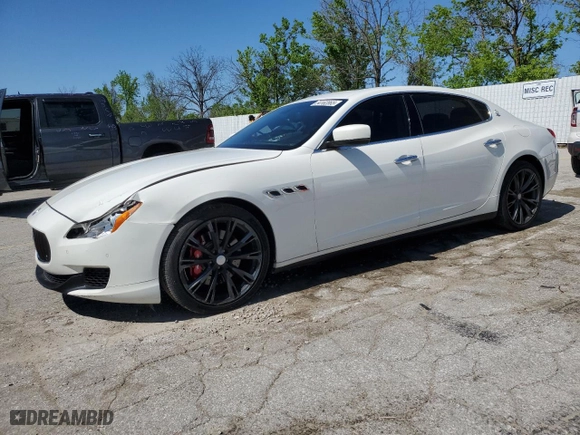 2015 Maserati Quattroporte S Q4 with VIN ZAM56RRA6F1153047, listed as a Copart auction lot 54162865 with 126,954 mi miles and Clean Title. Bid and sale history available at carsss.com. Image 1.