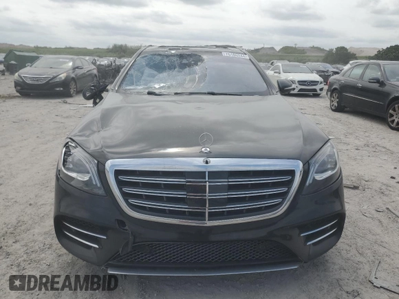 2018 Mercedes-Benz S 560 with VIN WDDUG8GB0JA384253, listed as a Copart auction lot 76186244 with 73,378 mi miles and Non Repairable. Bid and sale history available at DreamBid. Image 5.