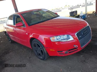 2006 Audi A4 2.0T with VIN WAUDF98E96A082749, listed as a IAAI auction lot 41614722 with 86,945 mi miles. Bid and sale history available at carsss.com. Image 1.
