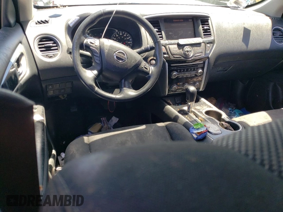 2018 Nissan Pathfinder SL with VIN 5N1DR2MN2JC640523, listed as a Copart auction lot 57519835 with 162,671 mi miles and Salvage title. Bid and sale history available at DreamBid. Image 8.