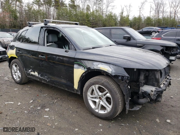 2018 Audi Q5 Premium with VIN WA1ANAFY5J2170170, listed as a Copart auction lot 49092025 with 92,414 mi miles and Salvage Title. Bid and sale history available at carsss.com. Image 4.