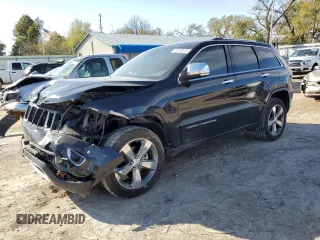 2015 Jeep Grand Cherokee Limited with VIN 1C4RJFBG3FC211539, listed as a Copart auction lot 79779514 with 108,033 mi miles and Salvage Title. Bid and sale history available at carsss.com. Image 1.