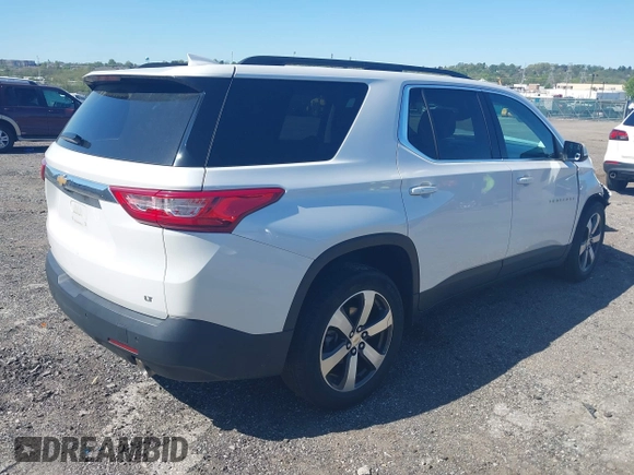 2021 Chevrolet Traverse LT z VIN 1GNEVHKW3MJ151106, wystawiony jako IAAI lot #42138456 z przebiegiem 46 605 mil mil oraz . Historia ofert i sprzedaży dostępna na DreamBid. Obrazek 4.