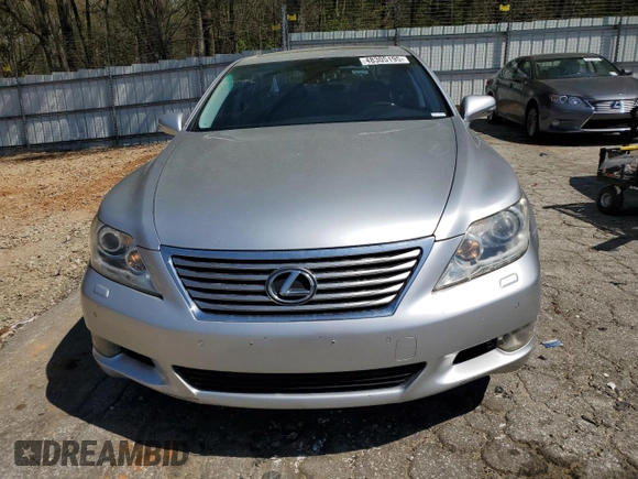 2010 Lexus LS 460 with VIN JTHCL5EF9A5007353, listed as a Copart auction lot 48305195 with 181,416 mi miles and Salvage title. Bid and sale history available at DreamBid. Image 5.