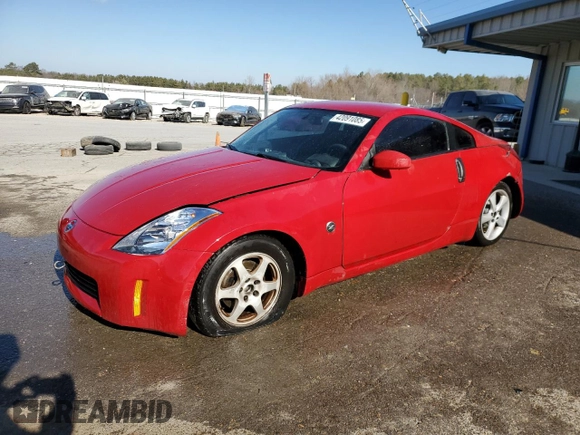 2005 Nissan 350Z Touring with VIN JN1AZ34D65M606303, listed as a Copart auction lot 42091085 with 159,838 mi miles and Salvage Title. Bid and sale history available at carsss.com. Image 1.