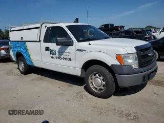 2013 Ford F-150 XL with VIN 1FTNF1CF9DKD65698, listed as a Copart auction lot 62138285 with 166,352 mi miles and Clean title. Bid and sale history available at DreamBid. Image 4.