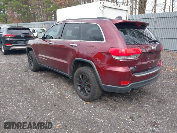 2016 Jeep Grand Cherokee Limited with VIN 1C4RJFBM2GC332845, listed as a IAAI auction lot 42022947 with 119,851 mi miles and . Bid and sale history available at DreamBid. Image 3.