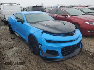 2022 Chevrolet Camaro ZL1 with VIN 1G1FJ1R69N0128290, listed as a Copart auction lot 86944954 with 6,478 mi miles and Salvage Title. Bid and sale history available at carsss.com. Image 4.
