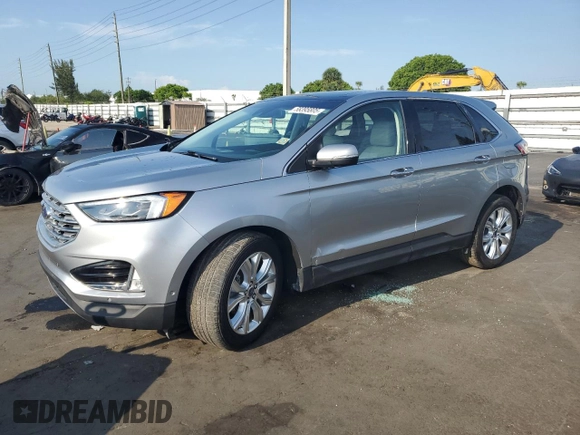 2020 Ford Edge Titanium с VIN 2FMPK3K98LBA15799, выставлен на аукционе Copart как лот 58395805 с пробегом 29 305 миль миль и На запчасти • Non repairable. История ставок и продаж доступна на DreamBid. Изображение 1.