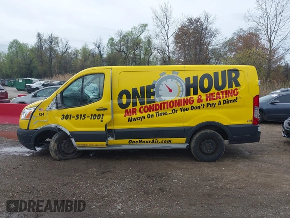 2019 Ford Transit with VIN 1FTYR1YMXKKB51036, listed as a IAAI auction lot 41965825 with 109,357 mi miles. Bid and sale history available at carsss.com. Image 14.