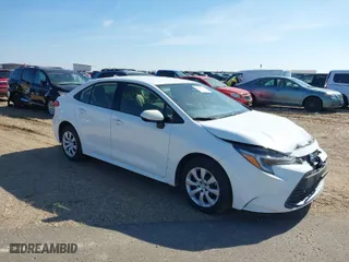 2024 Toyota Corolla Hybrid LE with VIN JTDBCMFE8RJ025908, listed as a IAAI auction lot 41822770 with 16,747 mi miles. Bid and sale history available at carsss.com. Image 1.