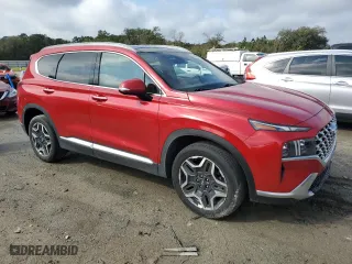 2021 Hyundai Santa Fe Limited with VIN 5NMS44AL7MH310360, listed as a Copart auction lot 48356385 with 40,010 mi miles and Salvage Title. Bid and sale history available at carsss.com. Image 4.