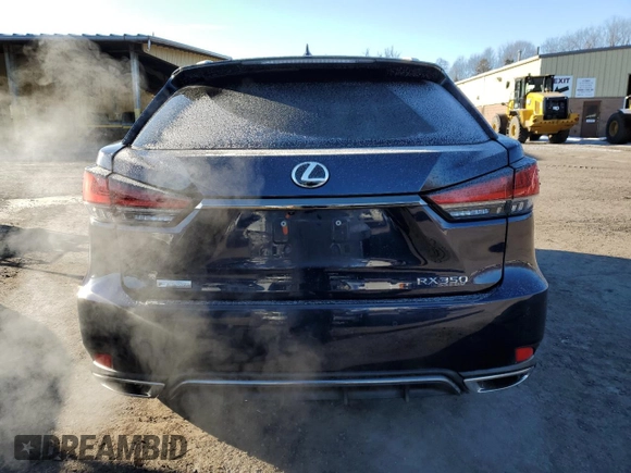 2021 Lexus RX with VIN 2T2YZMDA2MC283625, listed as a Copart auction lot 45634655 with 57,460 mi miles and Salvage Title. Bid and sale history available at carsss.com. Image 6.
