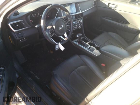 2017 Kia Optima EX with VIN KNAGU4LE7H5013485, listed as a Copart auction lot 89379605 with 42,618 mi miles and Salvage title. Bid and sale history available at DreamBid. Image 8.