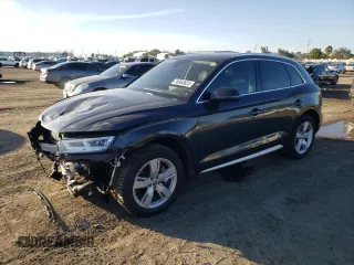 2018 Audi Q5 Premium Plus with VIN WA1BNAFY2J2005326, listed as a Copart auction lot 39950623 with 81,979 mi miles. Bid and sale history available at carsss.com. Image 1.