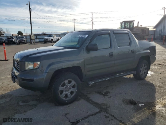 2007 Honda Ridgeline RT with VIN 2HJYK16277H511881, listed as a Copart auction lot 48402785 with 181,985 mi miles and Salvage Title. Bid and sale history available at carsss.com. Image 1.