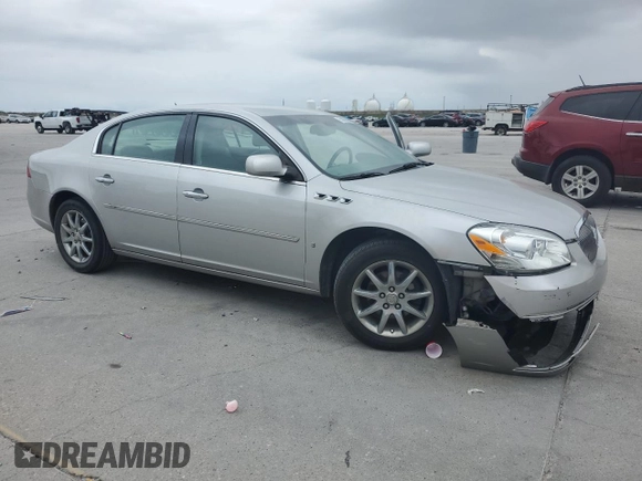 2008 Buick Lucerne CXL with VIN 1G4HD57298U165119, listed as a Copart auction lot 53939305 with 114,600 mi miles and Salvage Title. Bid and sale history available at DreamBid. Image 4.