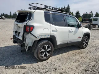 2019 Jeep Renegade Trailhawk z VIN ZACNJBC17KPK47657, wystawiony jako Copart lot #61077265 z przebiegiem 70 478 mil mil oraz Szkoda całkowita • Salvage title. Historia ofert i sprzedaży dostępna na DreamBid. Obrazek 3.