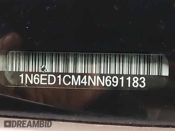2022 Nissan Frontier S с VIN 1N6ED1CM4NN691183, выставлен на аукционе IAAI как лот 41649558 с пробегом 58 029 миль миль и . История ставок и продаж доступна на DreamBid. Изображение 17.