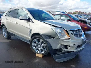 2010 Cadillac SRX Premium Collection with VIN 3GYFNFEY8AS597688, listed as a IAAI auction lot 41783695 with 117,817 mi miles. Bid and sale history available at carsss.com. Image 1.