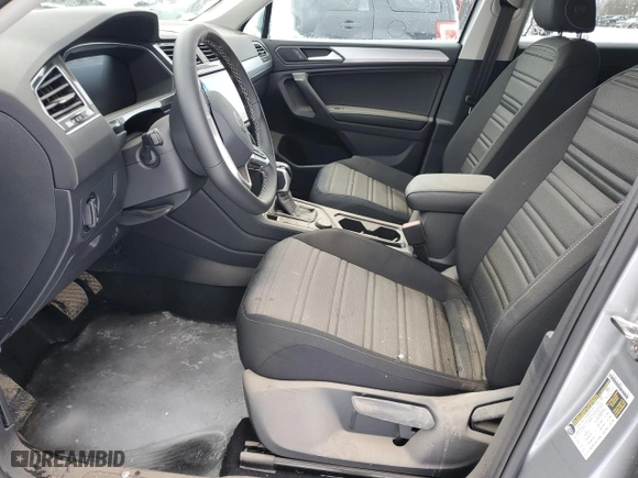 2024 Volkswagen Tiguan S with VIN 3VVFB7AX3RM165819, listed as a Copart auction lot 44740345 with 0 mi miles and Salvage Title. Bid and sale history available at carsss.com. Image 7.
