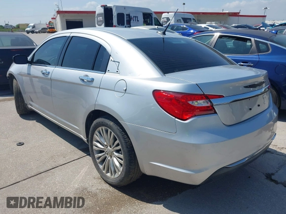 2011 Chrysler 200 Limited with VIN 1C3BC2FB4BN501133, listed as a IAAI auction lot 42056143 with Not Provided miles. Bid and sale history available at carsss.com. Image 3.