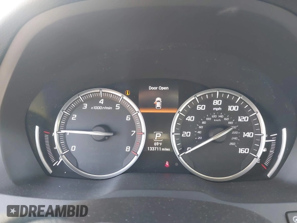 2016 Acura MDX with VIN 5FRYD4H25GB062542, listed as a IAAI auction lot 41720963 with 133,711 mi miles. Bid and sale history available at carsss.com. Image 16.