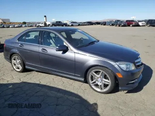 2011 Mercedes-Benz C 350 Sport with VIN WDDGF5GB3BR175803, listed as a Copart auction lot 79757684 with 80,961 mi miles and Salvage title. Bid and sale history available at DreamBid. Image 4.