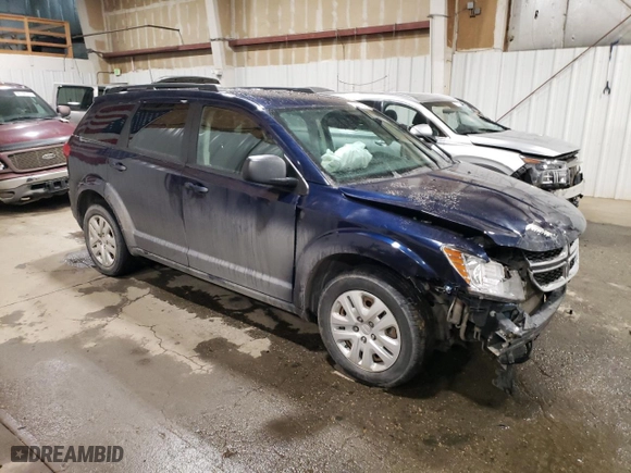 2018 Dodge Journey SE with VIN 3C4PDDAG0JT530186, listed as a Copart auction lot 86132434 with NaN miles and Salvage Title. Bid and sale history available at carsss.com. Image 4.