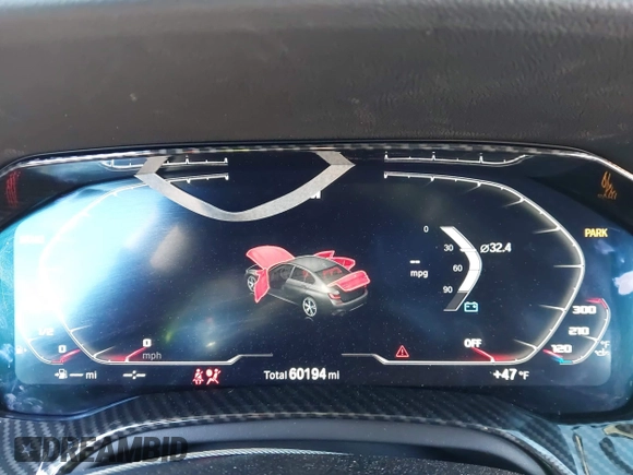 2022 BMW 3 Series 330i z VIN 3MW5R1J07N8C43380, wystawiony jako IAAI lot #41746284 z przebiegiem 60 194 mil mil oraz . Historia ofert i sprzedaży dostępna na DreamBid. Obrazek 7.