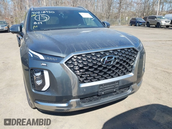 2022 Hyundai Palisade Calligraphy z VIN KM8R7DHE6NU407925, wystawiony jako IAAI lot #41737020 z przebiegiem 50 074 mil mil oraz . Historia ofert i sprzedaży dostępna na DreamBid. Obrazek 12.
