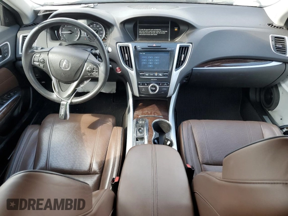2020 Acura TLX Technology with VIN 19UUB2F45LA002554, listed as a Copart auction lot 56030465 with 62,330 mi miles and Salvage title. Bid and sale history available at DreamBid. Image 8.