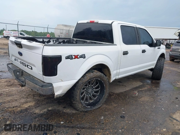 2019 Ford F-150 XL with VIN 1FTEW1EB2KKD98999, listed as a IAAI auction lot 42182839 with 162,098 mi miles and . Bid and sale history available at DreamBid. Image 4.