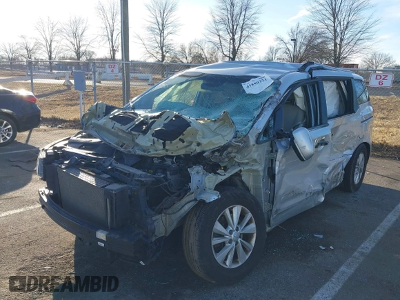 2016 Kia Sedona LX with VIN KNDMB5C11G6188015, listed as a IAAI auction lot 41580251 with 87,888 mi miles. Bid and sale history available at carsss.com. Image 6.